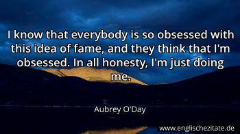 Englisches Zitat von Aubrey O'Day als Bild