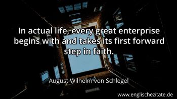Englisches Zitat von August Wilhelm von Schlegel als Bild