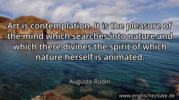 Englisches Zitat von Auguste Rodin als Bild