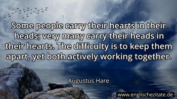 Englisches Zitat von Augustus Hare als Bild