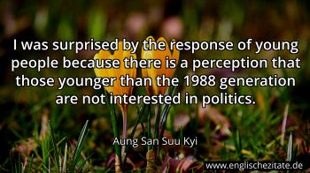 Englisches Zitat von Aung San Suu Kyi als Bild