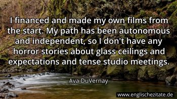 Englisches Zitat von Ava DuVernay als Bild
