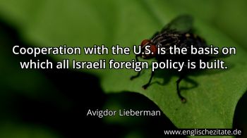 Englisches Zitat von Avigdor Lieberman als Bild