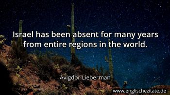 Englisches Zitat von Avigdor Lieberman als Bild