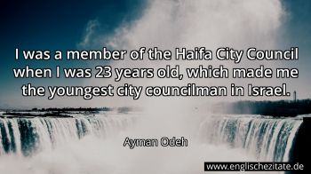 Englisches Zitat von Ayman Odeh als Bild
