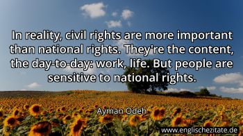 Englisches Zitat von Ayman Odeh als Bild