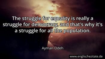 Englisches Zitat von Ayman Odeh als Bild
