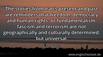 Englisches Zitat von Azar Nafisi als Bild
