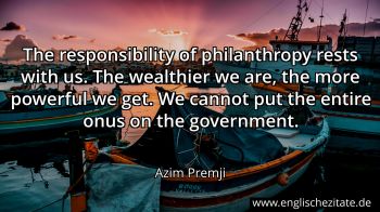 Englisches Zitat von Azim Premji als Bild