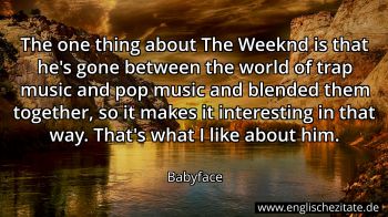 Englisches Zitat von Babyface als Bild