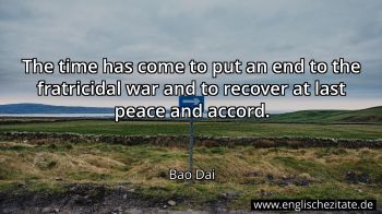 Englisches Zitat von Bao Dai als Bild