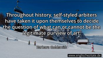 Englisches Zitat von Barbara Goldsmith als Bild