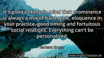 Englisches Zitat von Barbara Kruger als Bild