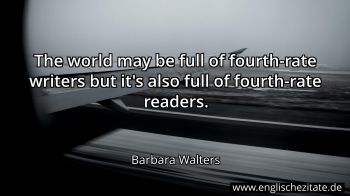 Englisches Zitat von Barbara Walters als Bild
