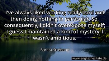 Englisches Zitat von Barbra Streisand als Bild
