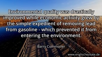 Englisches Zitat von Barry Commoner als Bild