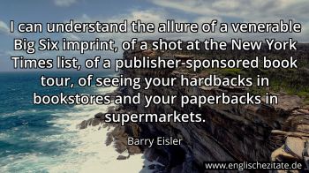 Englisches Zitat von Barry Eisler als Bild