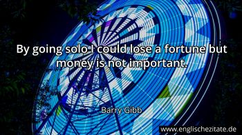 Englisches Zitat von Barry Gibb als Bild