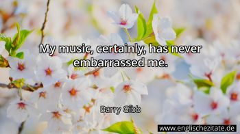 Englisches Zitat von Barry Gibb als Bild