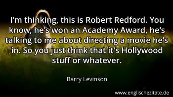 Englisches Zitat von Barry Levinson als Bild