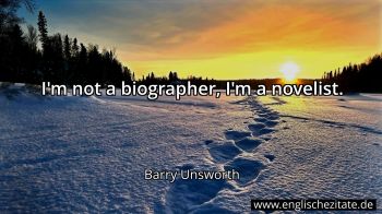 Englisches Zitat von Barry Unsworth als Bild