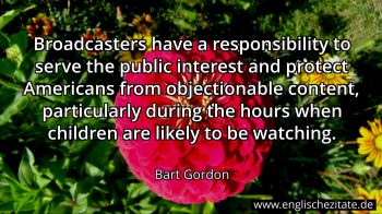 Englisches Zitat von Bart Gordon als Bild