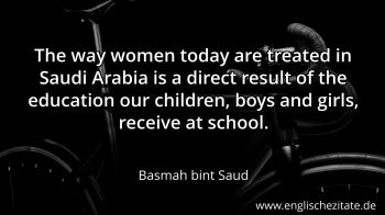Englisches Zitat von Basmah bint Saud als Bild