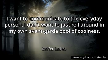 Englisches Zitat von Bat for Lashes als Bild