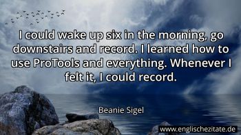 Englisches Zitat von Beanie Sigel als Bild