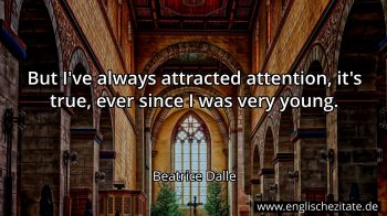 Englisches Zitat von Beatrice Dalle als Bild