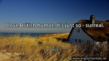 Englisches Zitat von Beck als Bild