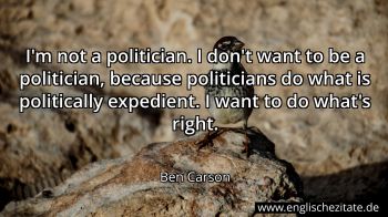 Englisches Zitat von Ben Carson als Bild
