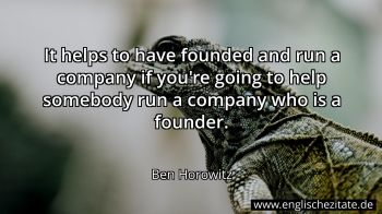 Englisches Zitat von Ben Horowitz als Bild