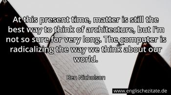 Englisches Zitat von Ben Nicholson als Bild