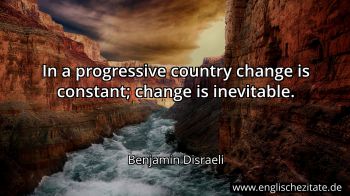 Englisches Zitat von Benjamin Disraeli als Bild