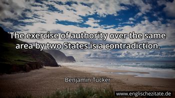 Englisches Zitat von Benjamin Tucker als Bild