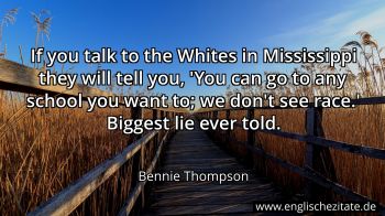 Englisches Zitat von Bennie Thompson als Bild
