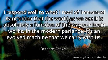 Englisches Zitat von Bernard Beckett als Bild
