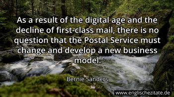 Englisches Zitat von Bernie Sanders als Bild