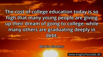 Englisches Zitat von Bernie Sanders als Bild