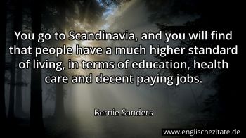 Englisches Zitat von Bernie Sanders als Bild