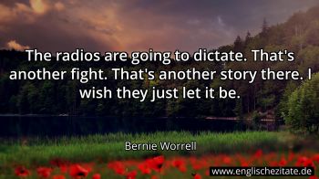 Englisches Zitat von Bernie Worrell als Bild
