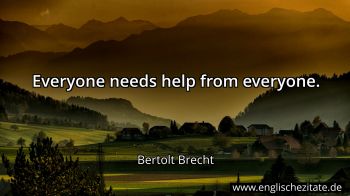 Englisches Zitat von Bertolt Brecht als Bild