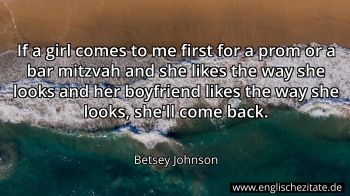 Englisches Zitat von Betsey Johnson als Bild
