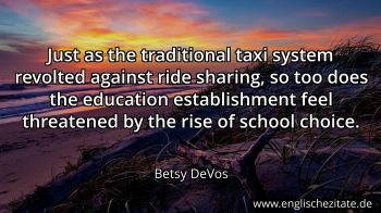 Englisches Zitat von Betsy DeVos als Bild