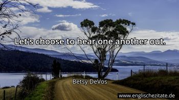 Englisches Zitat von Betsy DeVos als Bild
