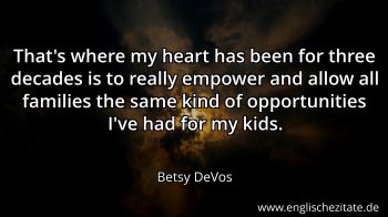 Englisches Zitat von Betsy DeVos als Bild