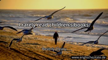 Englisches Zitat von Beverly Cleary als Bild