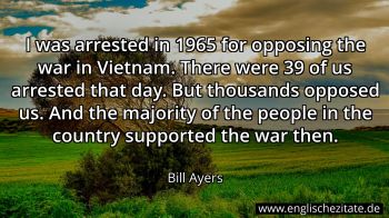 Englisches Zitat von Bill Ayers als Bild