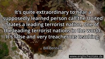 Englisches Zitat von Bill Bennett als Bild